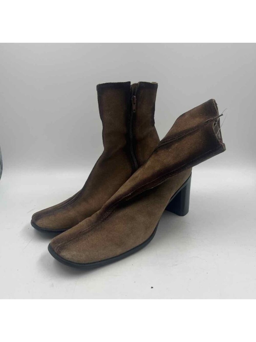Franco Sarto Women's Shoe Size 7.5 Brown Distressed Boots - Picture 1 of 4